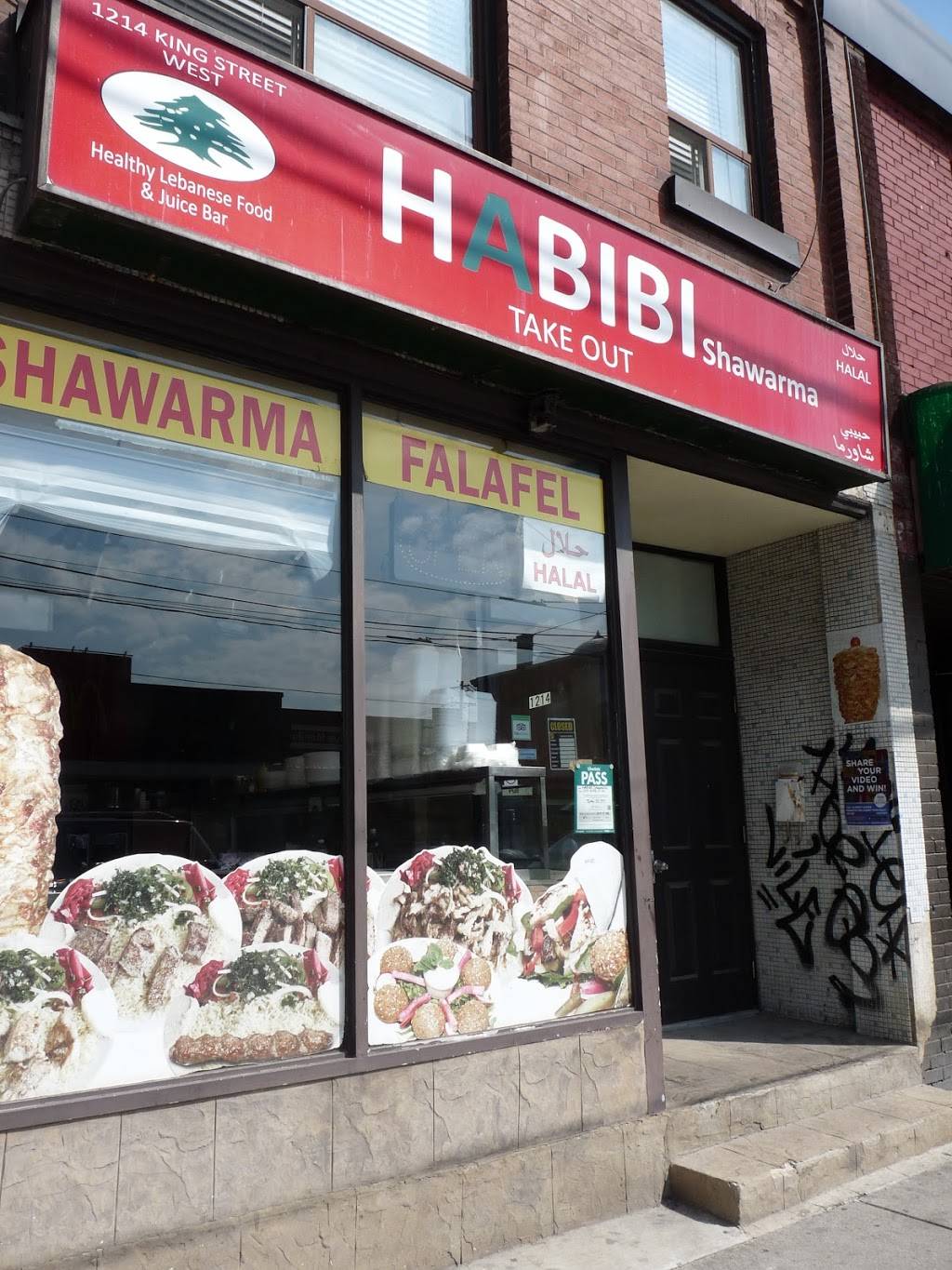Habibi Shawarma | restaurant | 1214 King St W, Toronto, ON M6K 1G4, Canada | 6473475525 OR +1 647-347-5525