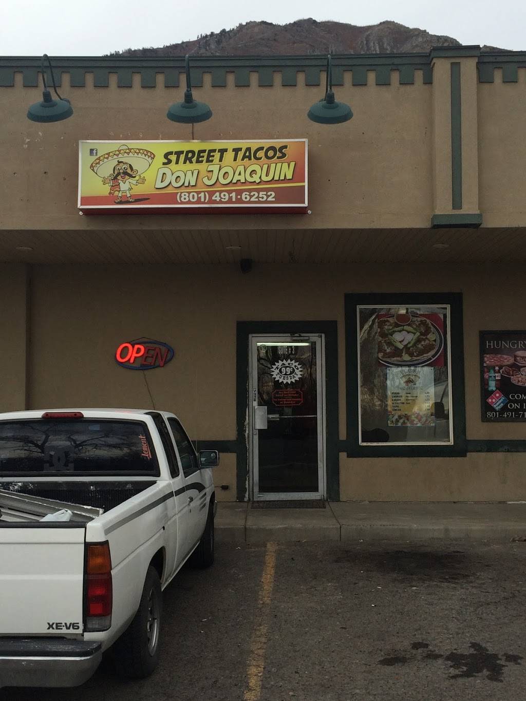 Don Joaquin Street Tacos Springville | restaurant | 1180 N Main St, Springville, UT 84663, USA | 8014916252 OR +1 801-491-6252
