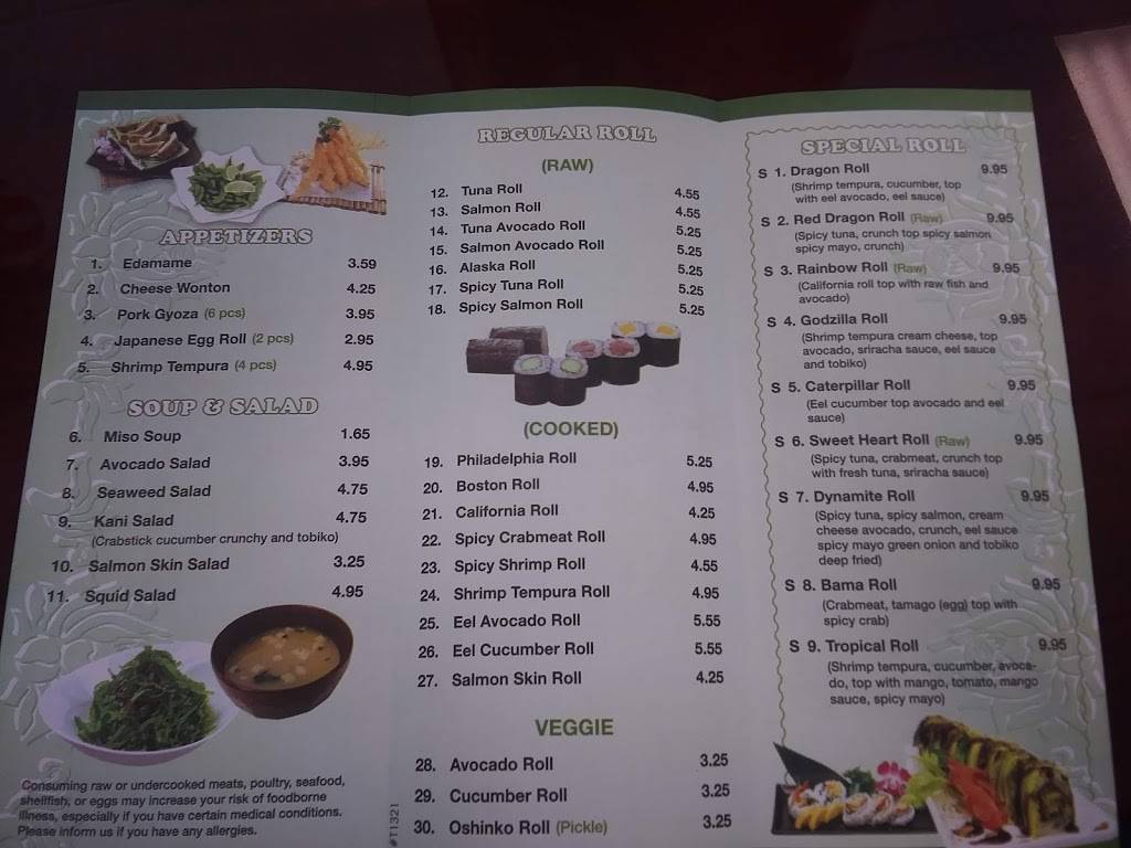 Tokyo Express | restaurant | 1875 Mcfarland Blvd N Suite 125, Tuscaloosa, AL 35406, USA | 2057645813 OR +1 205-764-5813