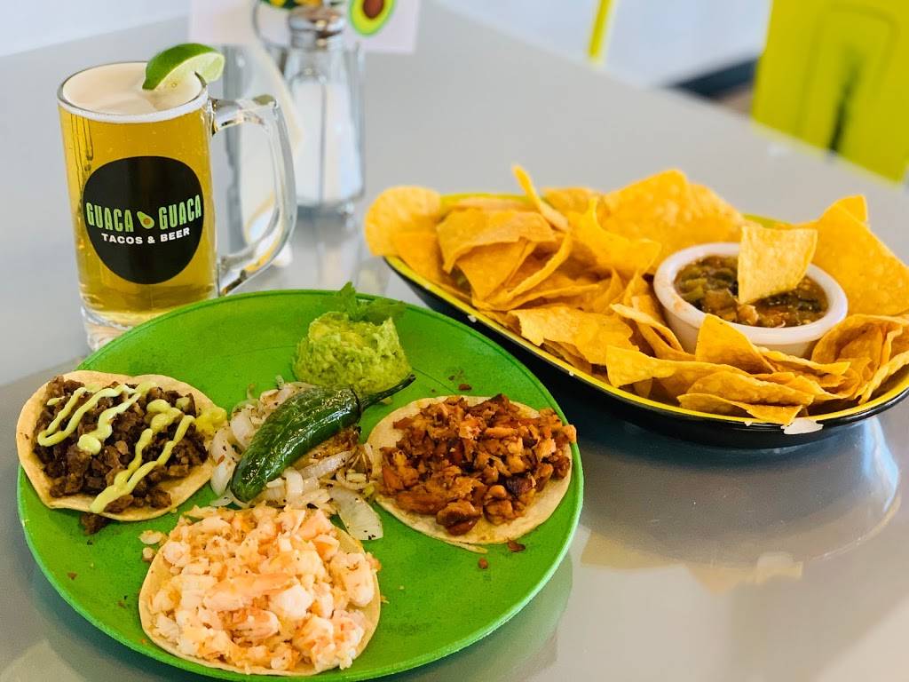 GUACA GUACA Tacos & Beer | restaurant | 8001 Wyoming Blvd NE Ste A1, Albuquerque, NM 87113, USA | 5054072308 OR +1 505-407-2308