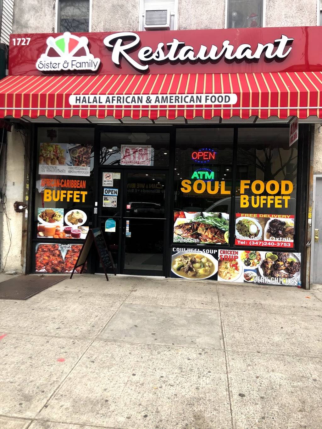 Sisters and family Resturant West Indian American and African fo | restaurant | 1727 Pitkin Ave, Brooklyn, NY 11212, USA | 3472403753 OR +1 347-240-3753