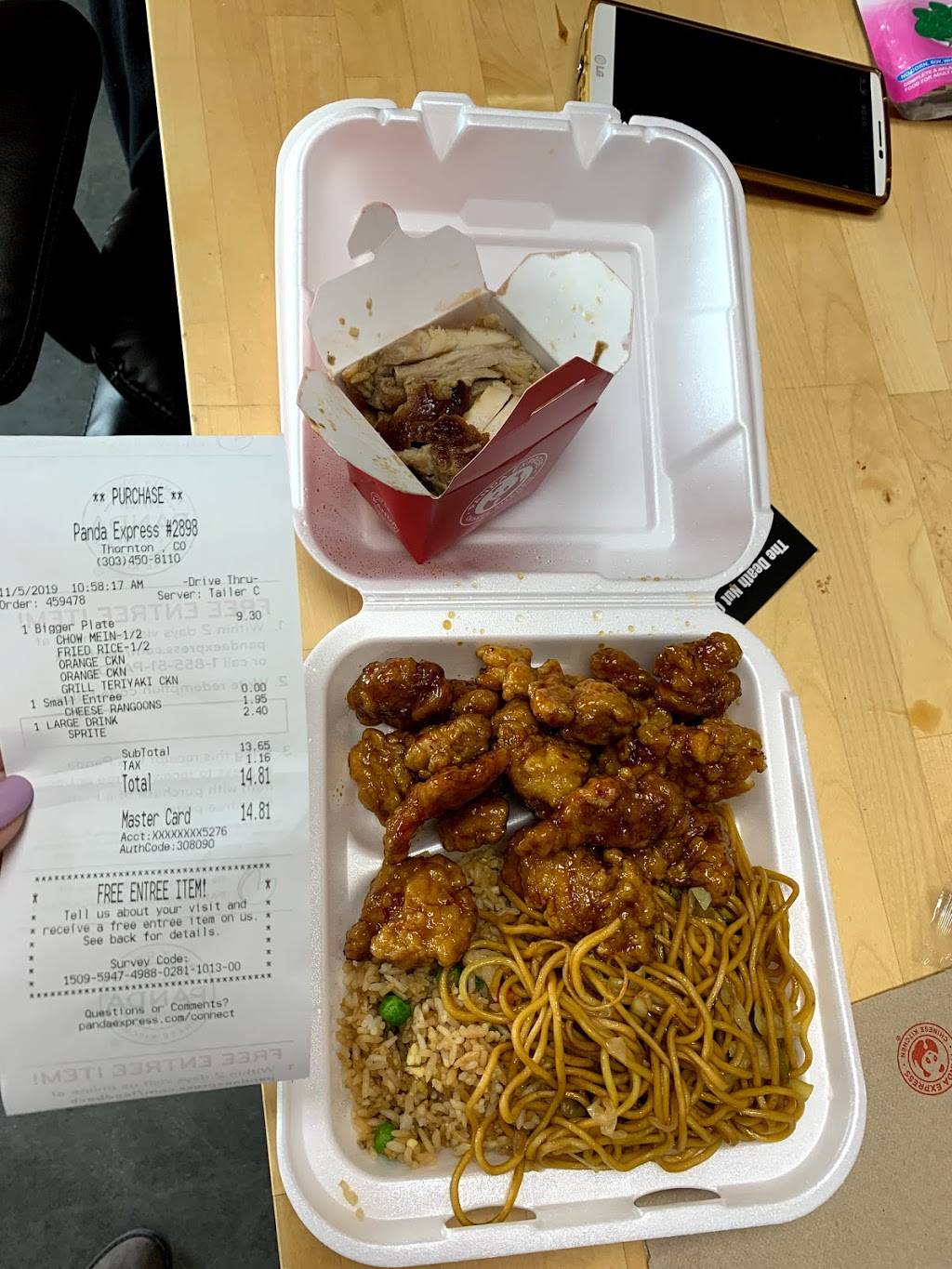 Panda Express | restaurant | 550 E 144th Ave, Thornton, CO 80023, USA | 3034508110 OR +1 303-450-8110