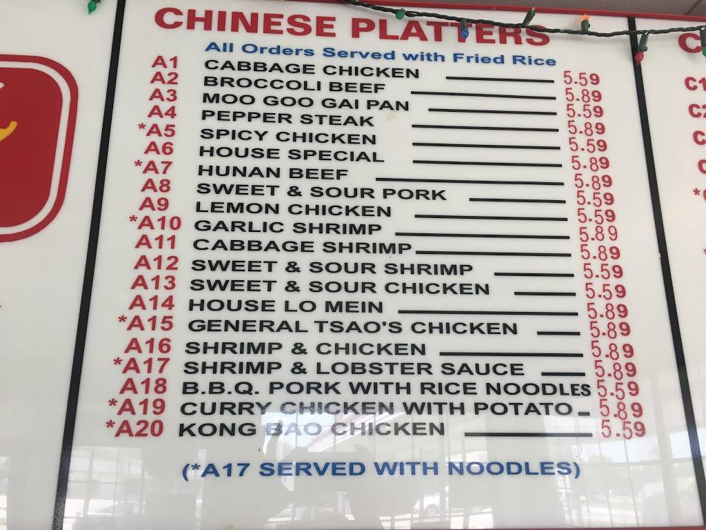 New Wok Chinese Cafe | restaurant | 3855 Main Ave, Groves, TX 77619, USA | 4099606886 OR +1 409-960-6886