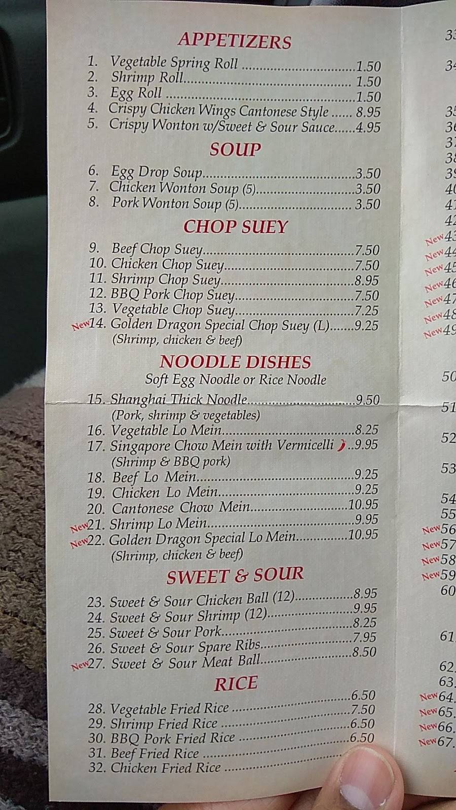 Golden Dragon | restaurant | 534 Elm St, St Thomas, ON N5R 1K7, Canada | 5196332882 OR +1 519-633-2882