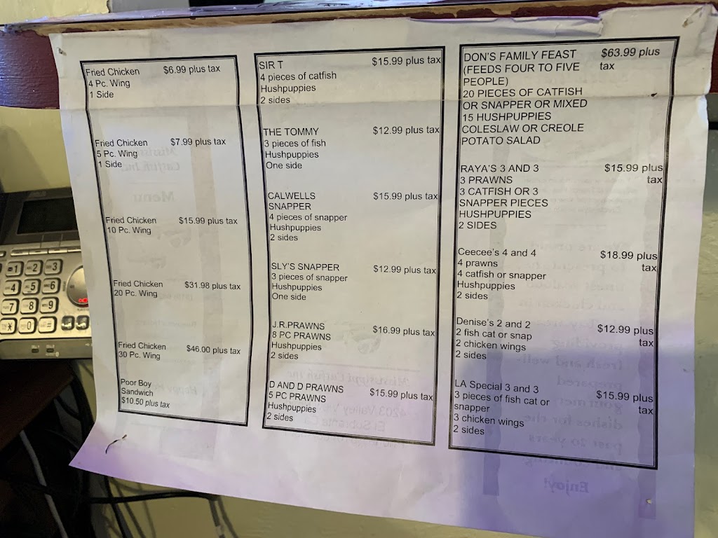 Mississippi Catfish | restaurant | 4203 Valley View Rd, El Sobrante, CA 94803, USA | 5106825377 OR +1 510-682-5377