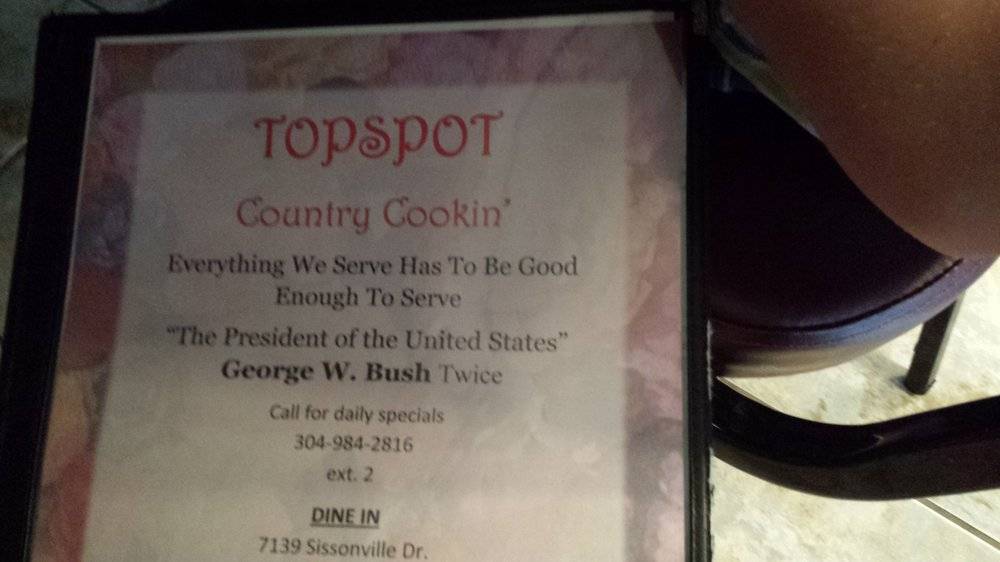 TopSpot Country Cookin & Catering | cafe | 7139 Sissonville Dr, Sissonville, WV 25320, USA | 3049842816 OR +1 304-984-2816