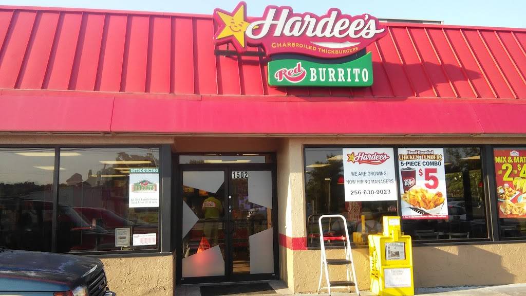 Hardees | restaurant | 1502 Glenn Blvd SW, Fort Payne, AL 35968, USA | 2568454706 OR +1 256-845-4706