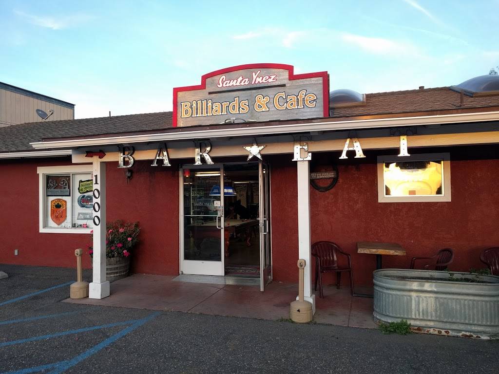 Santa Ynez Billiards & Cafe | restaurant | 1000 Edison St, Santa Ynez, CA 93460, USA | 8056977109 OR +1 805-697-7109