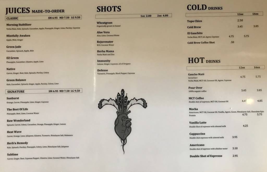 Herb & Juice | restaurant | 1502 S Flores St, San Antonio, TX 78204, USA | 2108441901 OR +1 210-844-1901