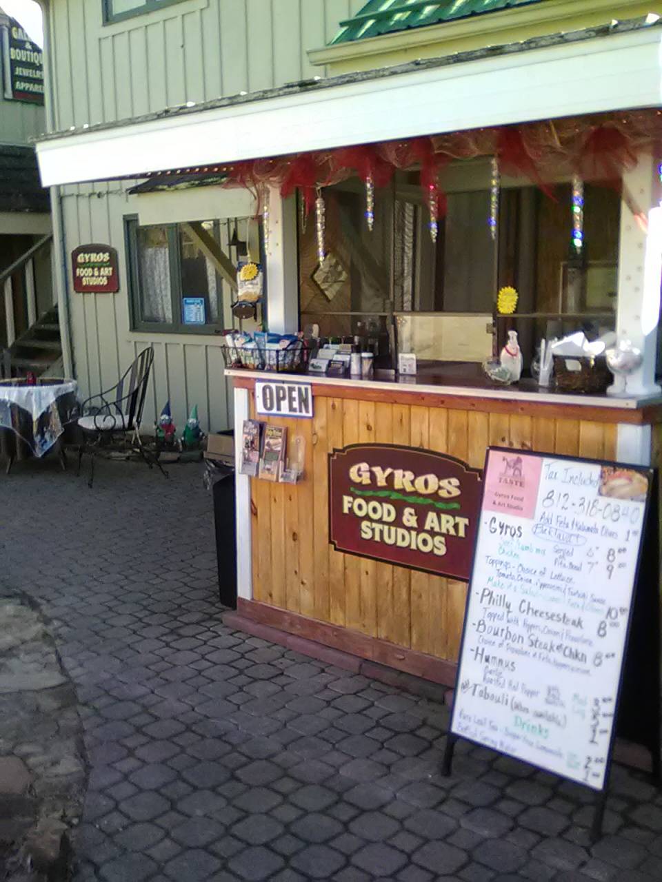Gyros Food | restaurant | 177 S Van Buren St, Nashville, IN 47448, USA | 8123180840 OR +1 812-318-0840