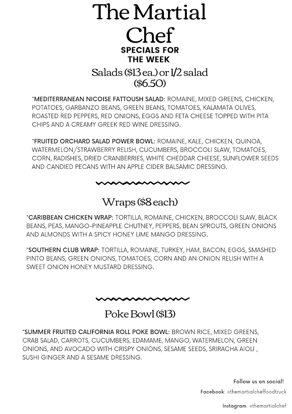 The Martial Chef Food Truck | restaurant | 265 E. U. S. Hwy 70, Pima, AZ 85543, USA | 6025660799 OR +1 602-566-0799