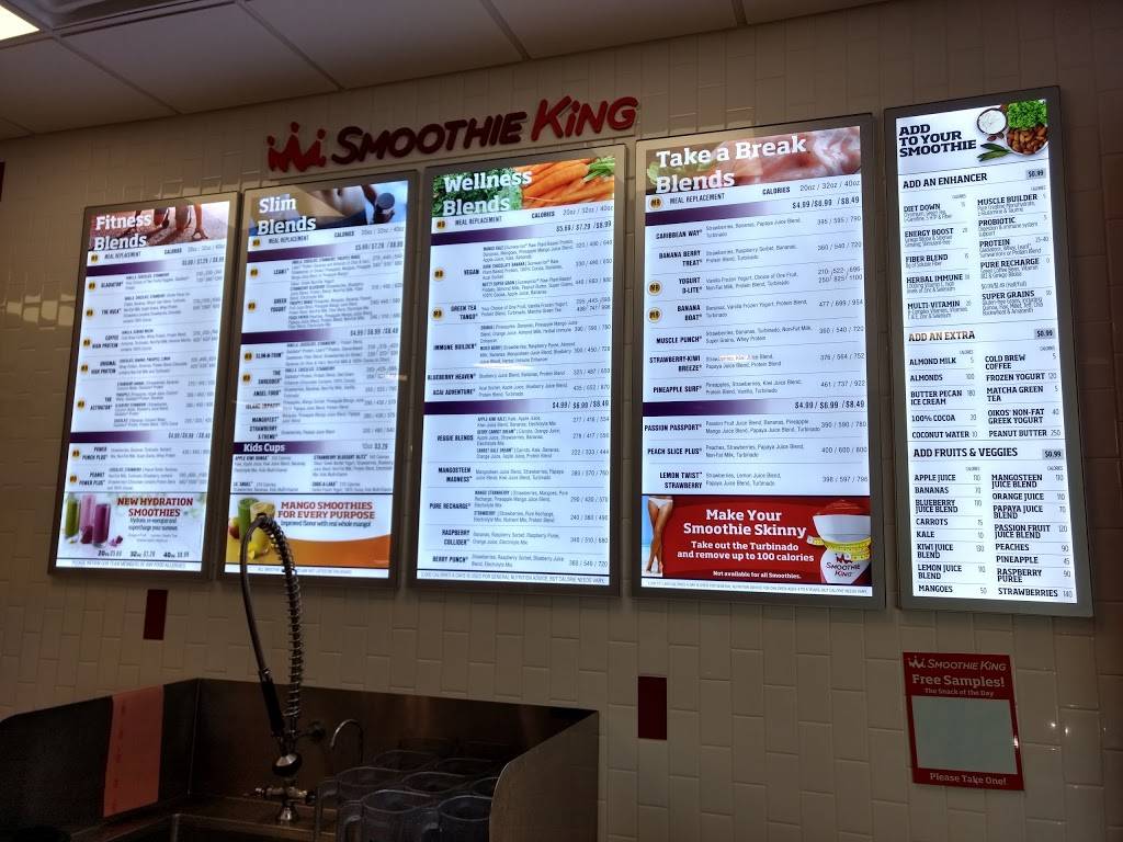 Smoothie King | meal delivery | 11290 Park Blvd N, Seminole, FL 33772, USA | 7272028116 OR +1 727-202-8116