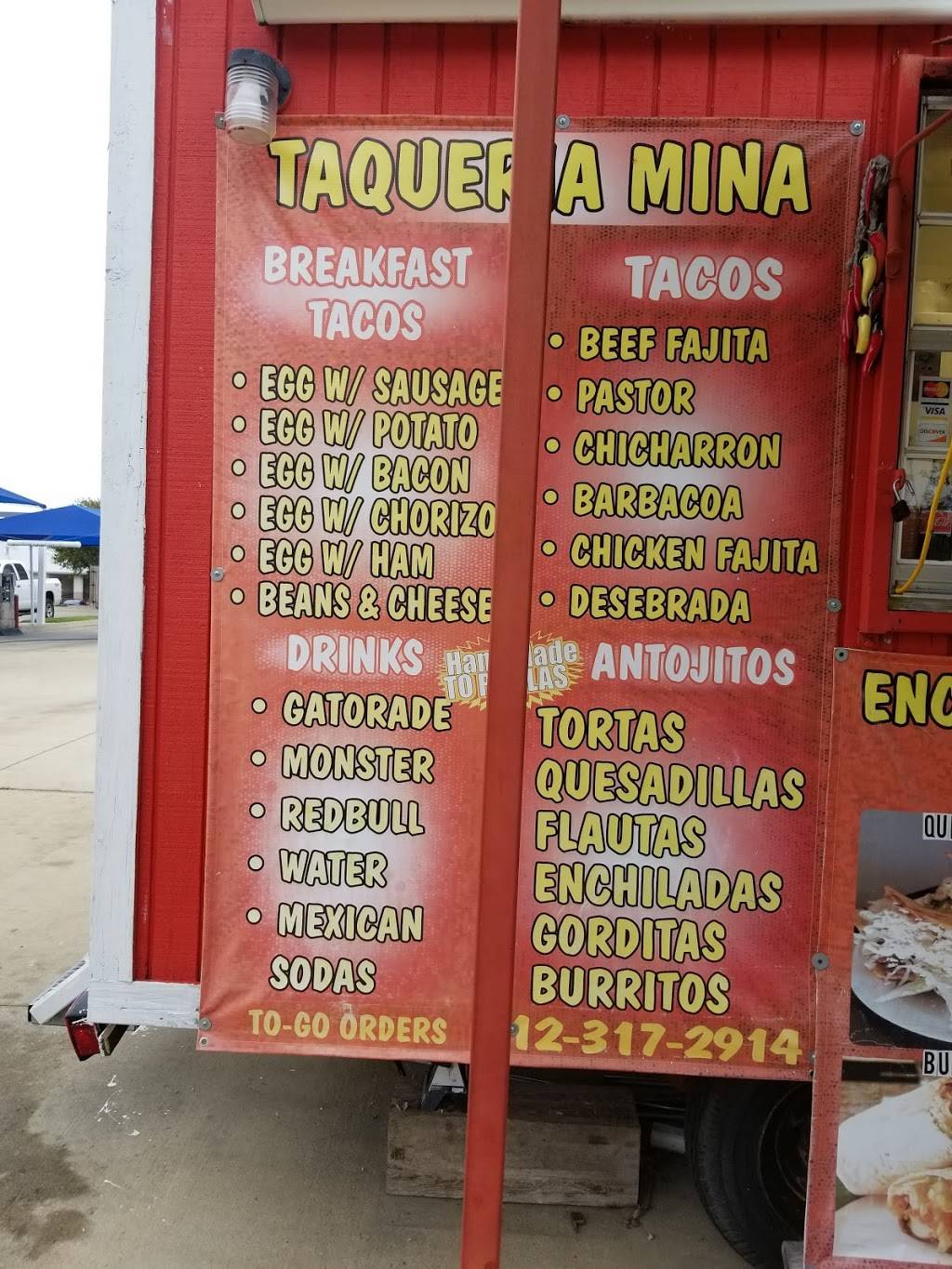 Taqueria Mina | restaurant | 3008 W Slaughter Ln, Austin, TX 78748, USA | 5123172914 OR +1 512-317-2914