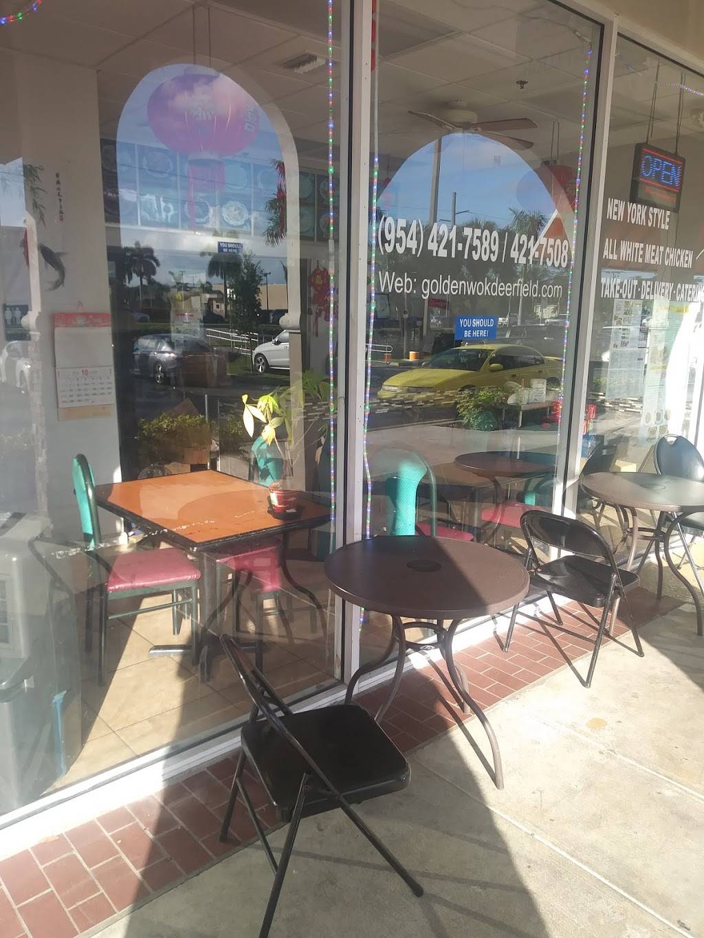 Golden Wok | restaurant | 3712 W Hillsboro Blvd, Deerfield Beach, FL 33442, USA | 9544217589 OR +1 954-421-7589