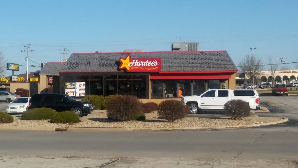 Hardees | restaurant | 1523 E College Ave, Normal, IL 61761, USA | 3094545420 OR +1 309-454-5420