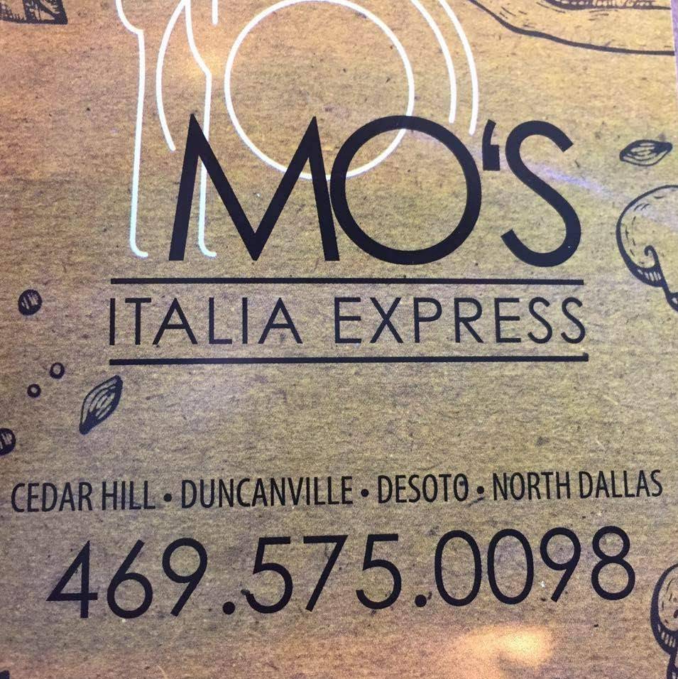 Mos Italia Express | restaurant | 305 W, FM1382 Suite 536, Cedar Hill, TX 75104, USA | 4695750098 OR +1 469-575-0098