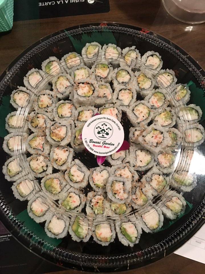 Bonsai Garden Sushibar | restaurant | 19358 Soledad Canyon Rd, Santa Clarita, CA 91351, USA | 6612519008 OR +1 661-251-9008