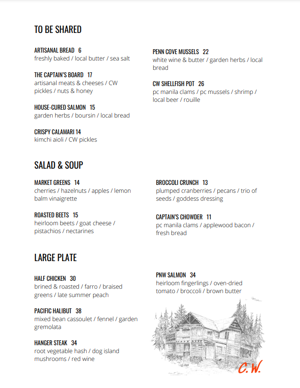 The Restaurant at Captain Whidbey | restaurant | 2072 Captain Whidbey Inn Road, Coupeville, WA 98239, USA | 3606784097 OR +1 360-678-4097