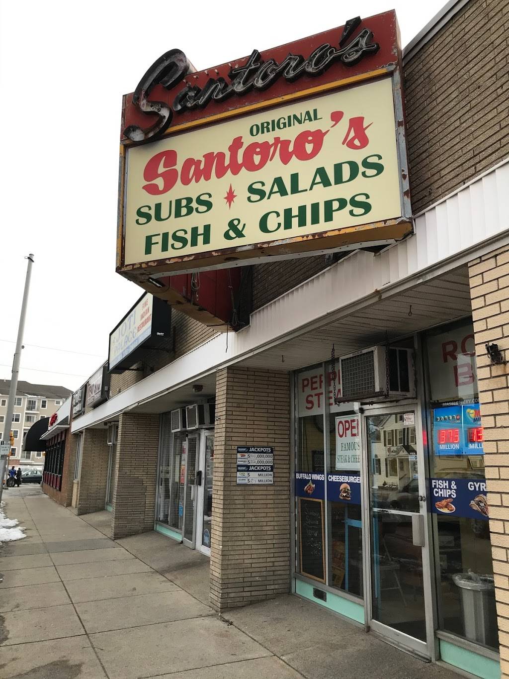 Santoros | meal takeaway | 310 Main St, Malden, MA 02148, USA | 7813248592 OR +1 781-324-8592