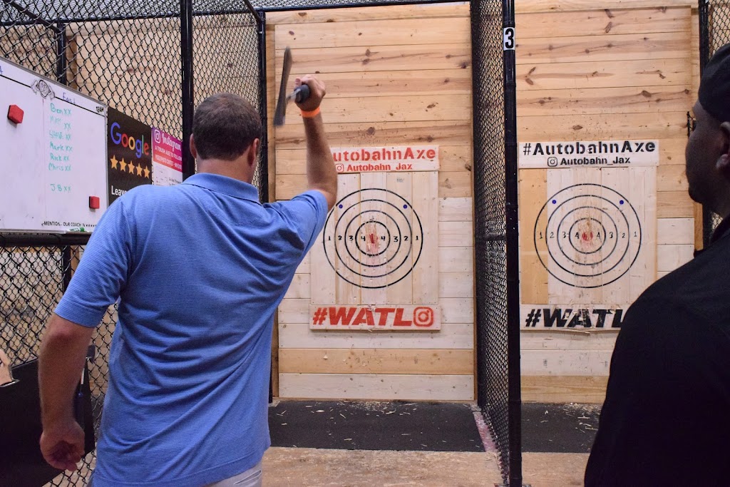 Autobahn Axe Throwing - Jacksonville, FL | restaurant | 6601 Executive Park Ct N First Floor, Jacksonville, FL 32216, USA | 9044142866 OR +1 904-414-2866