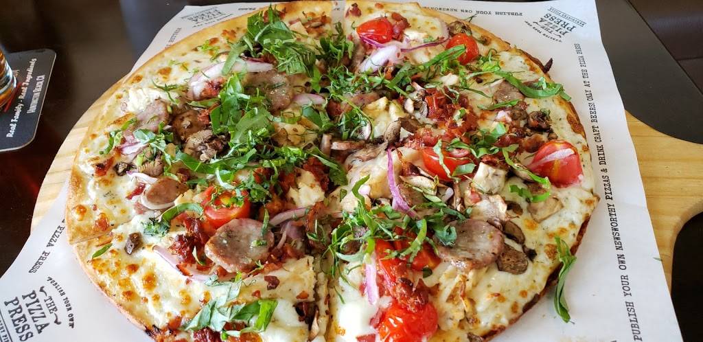 The Pizza Press | restaurant | 15090 Kensington Park Dr #400, Tustin, CA 92782, USA | 7147604272 OR +1 714-760-4272