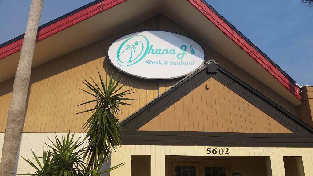 Ohana Js Steak & Seafood | restaurant | 5602 N Atlantic Ave, Cocoa Beach, FL 32931, USA | 3216133828 OR +1 321-613-3828