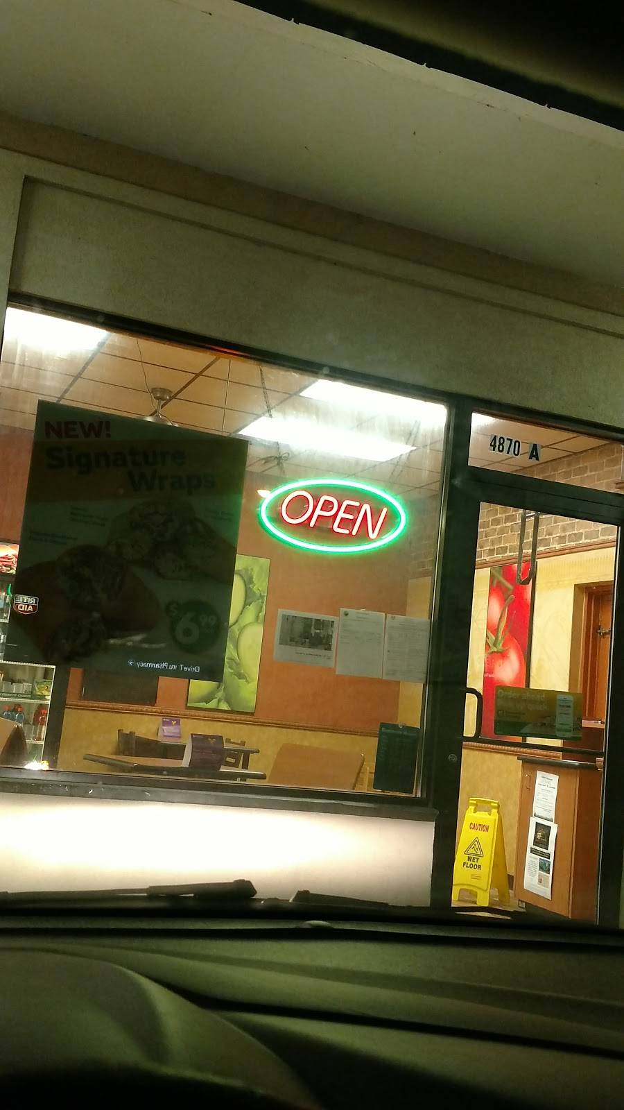 Subway | restaurant | 4870 N Summit St, Toledo, OH 43611, USA | 4197263767 OR +1 419-726-3767
