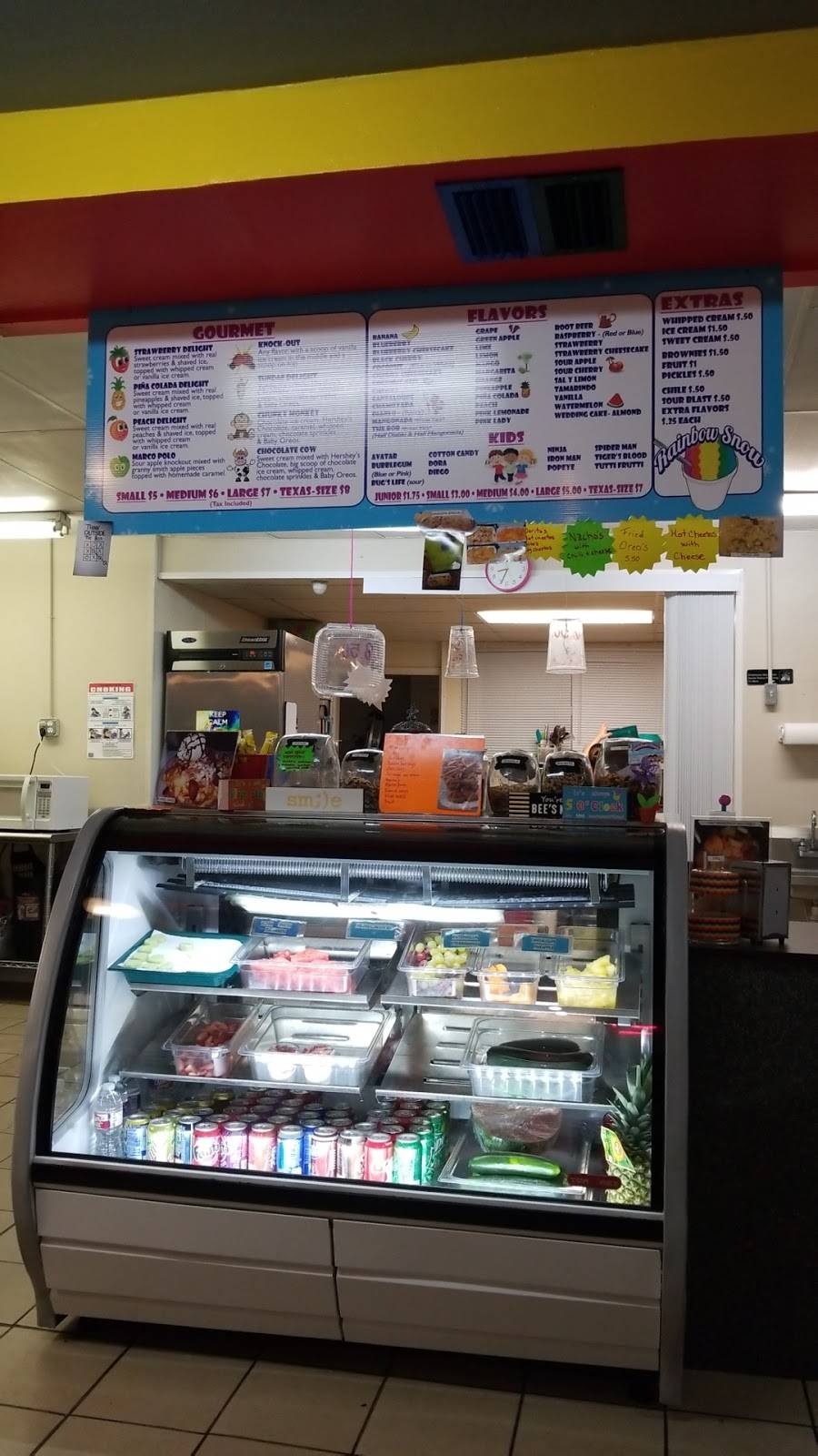 Rainbow Snow | restaurant | 5422 Bernal Dr, Dallas, TX 75212, USA | 2145466469 OR +1 214-546-6469