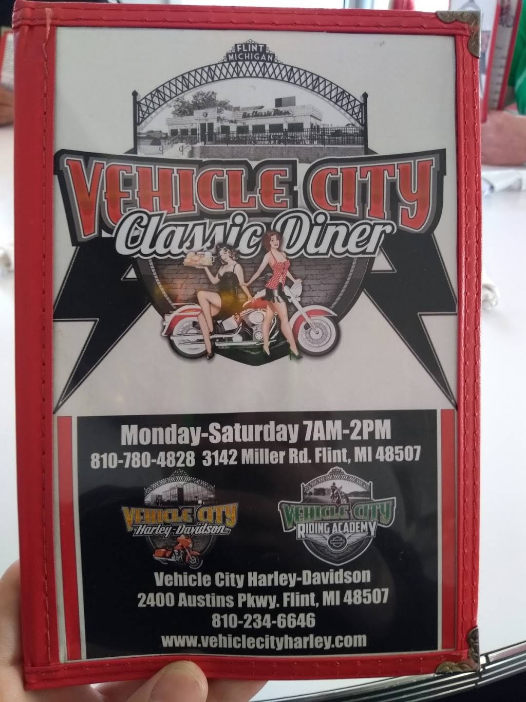 Vehicle City Diner | restaurant | 3142 Miller Rd, Flint, MI 48507, USA | 8107804828 OR +1 810-780-4828