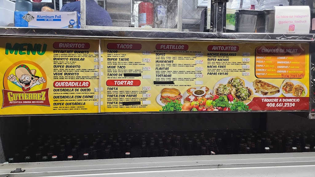 Gutierrez Autentica Comida Mexicana (Food Truck) | restaurant | Willow Glen South - Lincoln Glen, San Jose, CA 95118, USA | 4086612334 OR +1 408-661-2334