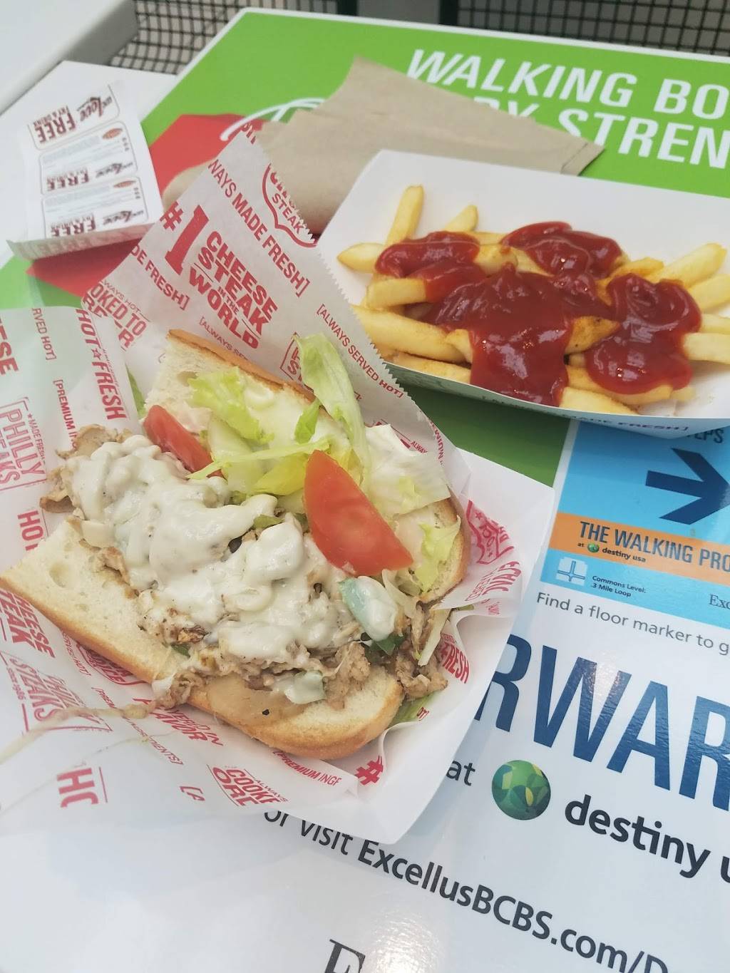 Charleys Philly Steaks | restaurant | 9090 Destiny USA Dr Ste FC13, Syracuse, NY 13204, USA | 3154267958 OR +1 315-426-7958