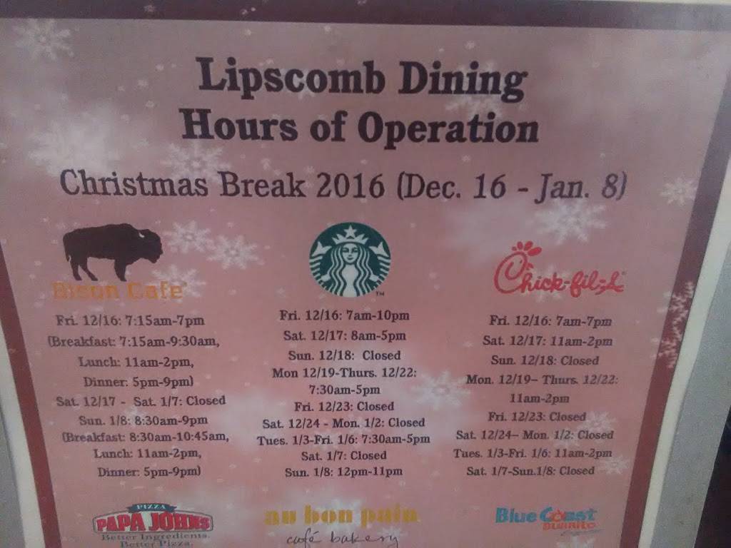 Chick-fil-A | restaurant | Bennett Campus Center, 1 University Park Dr, Nashville, TN 37204, USA | 6159666266 OR +1 615-966-6266