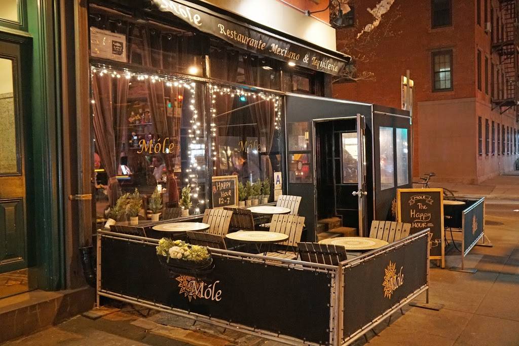 Móle | restaurant | 5131, 57 Jane St, New York, NY 10014, USA | 2122067559 OR +1 212-206-7559