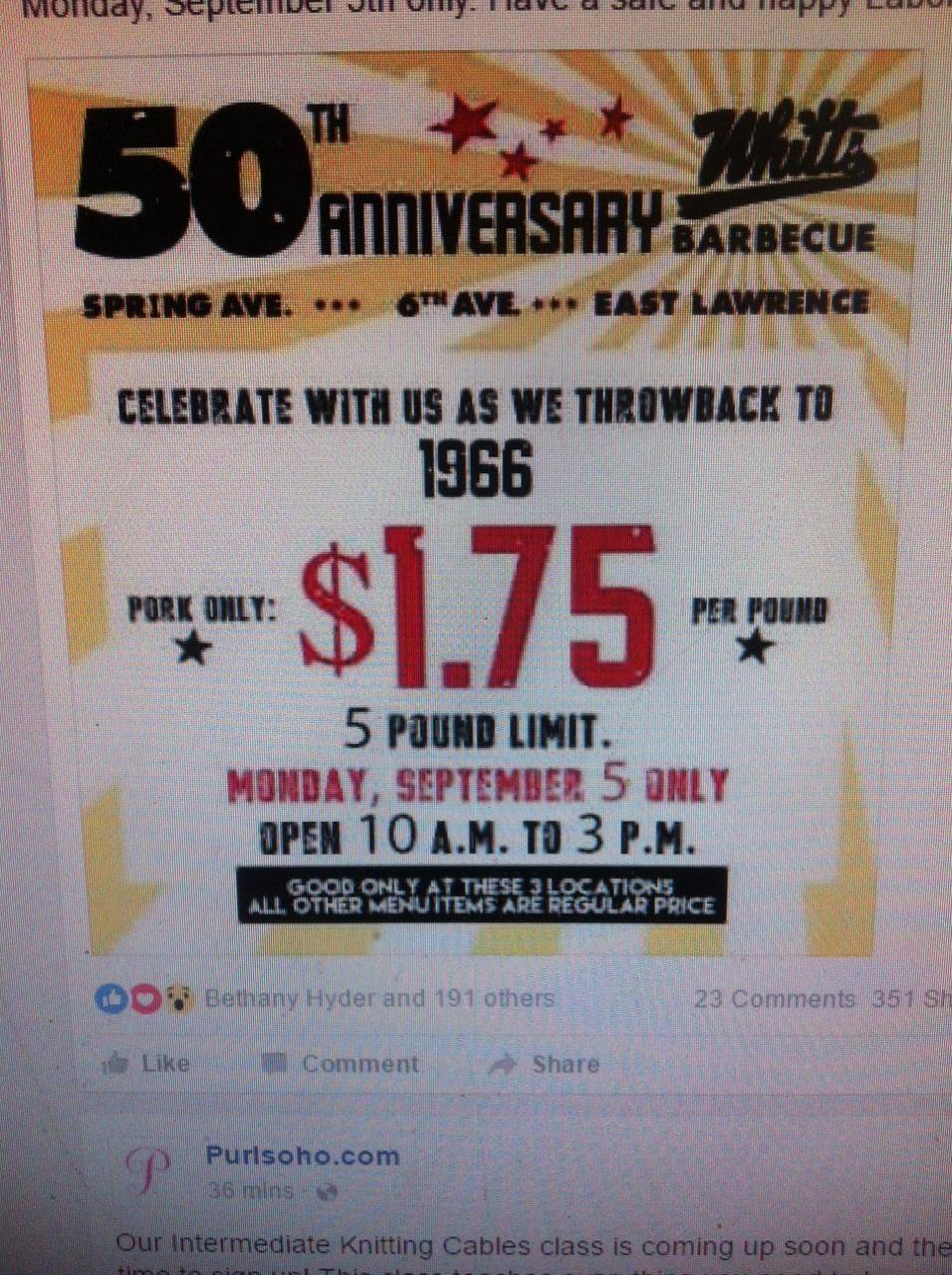 Whitts Barbecue | restaurant | 2532 Spring Ave SW, Decatur, AL 35601, USA | 2563502748 OR +1 256-350-2748