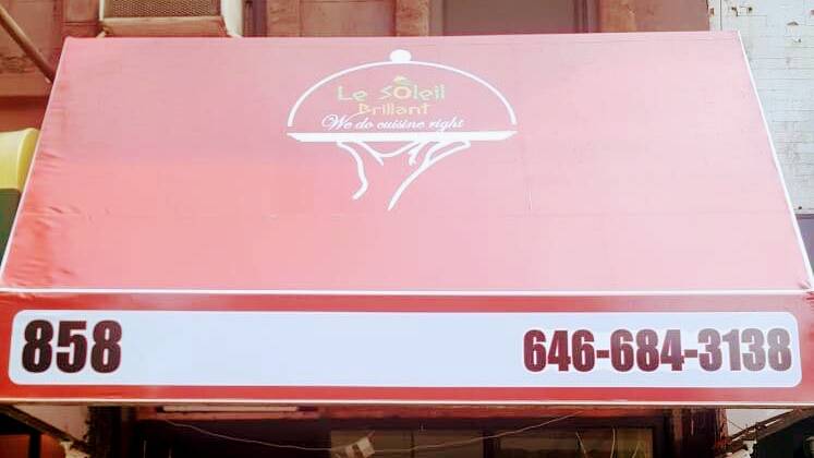 Le Soleil Brillant | restaurant | 858 10th Ave, New York, NY 10019, USA | 6466843138 OR +1 646-684-3138