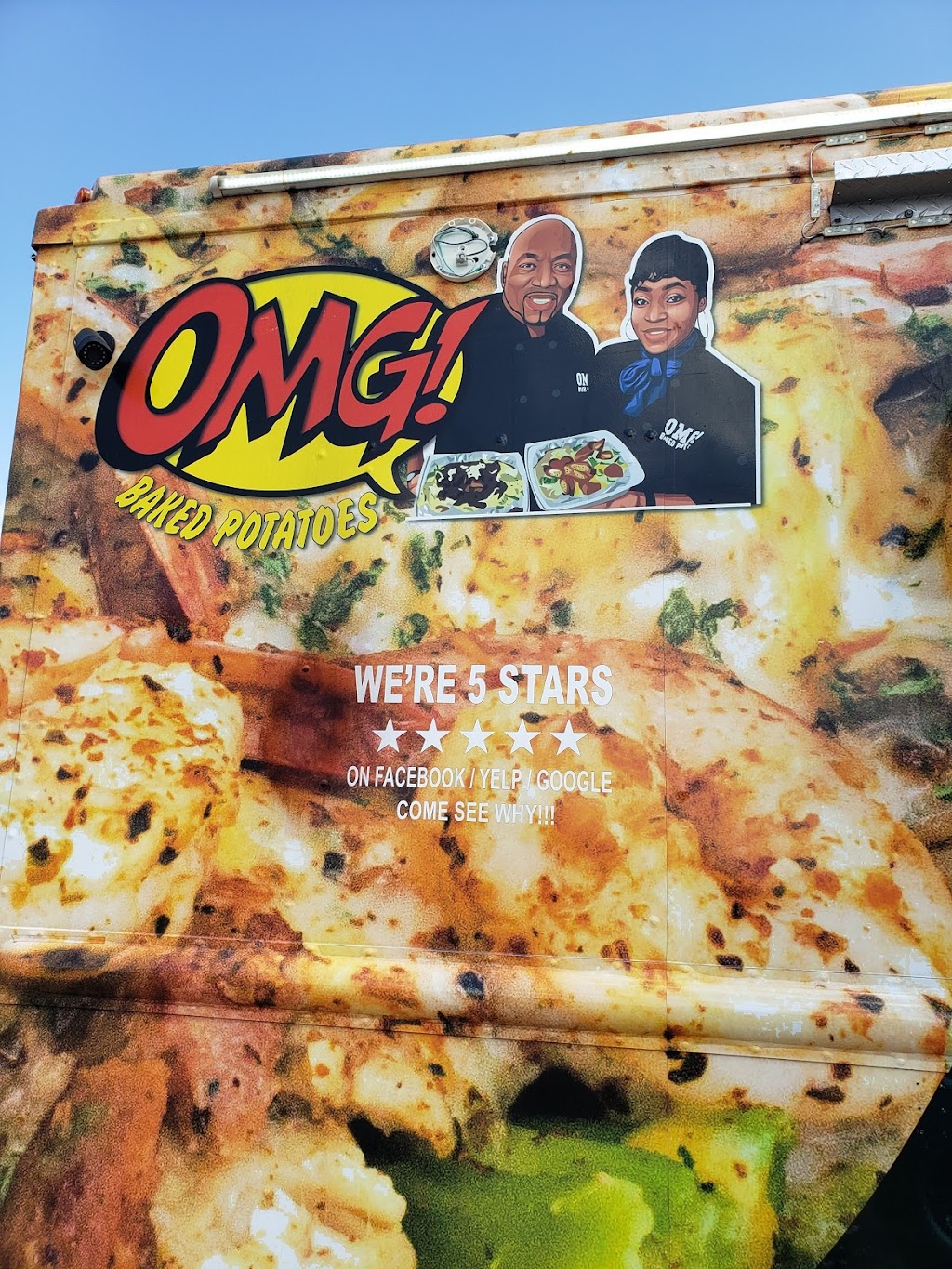 OMG Baked Potatoes (Food Truck) | restaurant | 13817 S Post Oak Rd B, Houston, TX 77045, USA | 8328194664 OR +1 832-819-4664