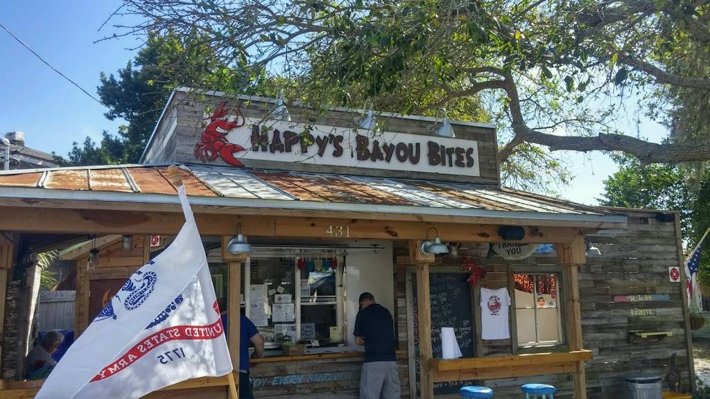 Happys Bayou Bites | restaurant | 5080, 431 Skinner Blvd, Dunedin, FL 34698, USA | 7272401102 OR +1 727-240-1102