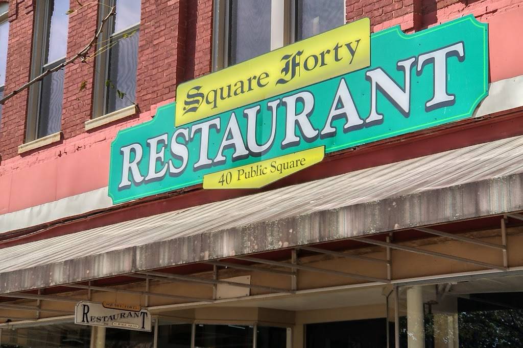 Square-Forty Restaurant | restaurant | 40 Public Square, Lawrenceburg, TN 38464, USA | 9317622868 OR +1 931-762-2868