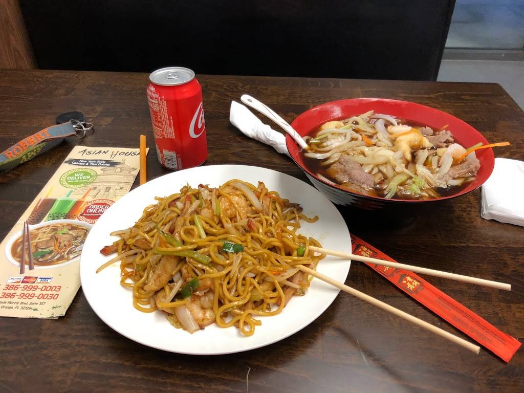 Asian House Chinese & Thai Cuisine | restaurant | 3813 S Clyde Morris Blvd #107, Port Orange, FL 32129, USA | 3869990003 OR +1 386-999-0003