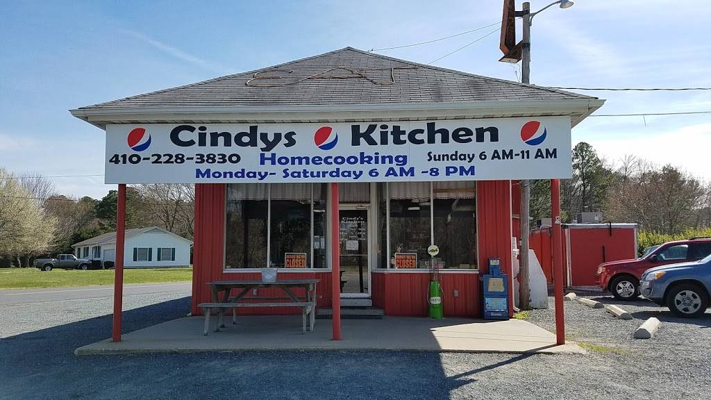 Cindys Kitchen | restaurant | 3127 Aireys Rd, Cambridge, MD 21613, USA | 4102283830 OR +1 410-228-3830