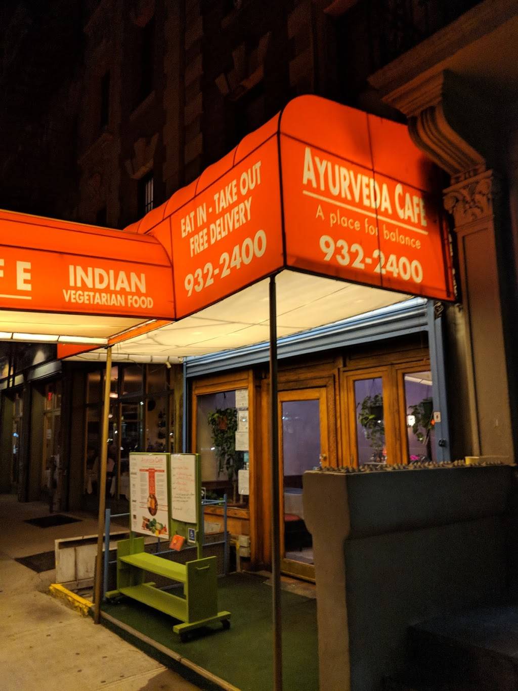 Ayurveda Cafe | restaurant | 706 Amsterdam Ave, New York, NY 10025, USA | 2129322400 OR +1 212-932-2400