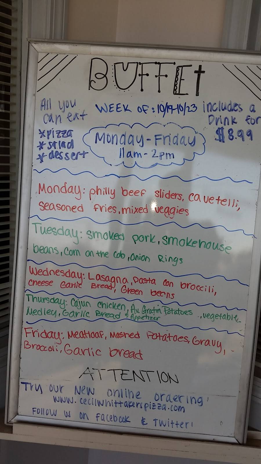 Cecil Whittaker’s Pizzeria | restaurant | Heritage Place, 12529 Olive Blvd, St. Louis, MO 63141, USA | 3144699111 OR +1 314-469-9111