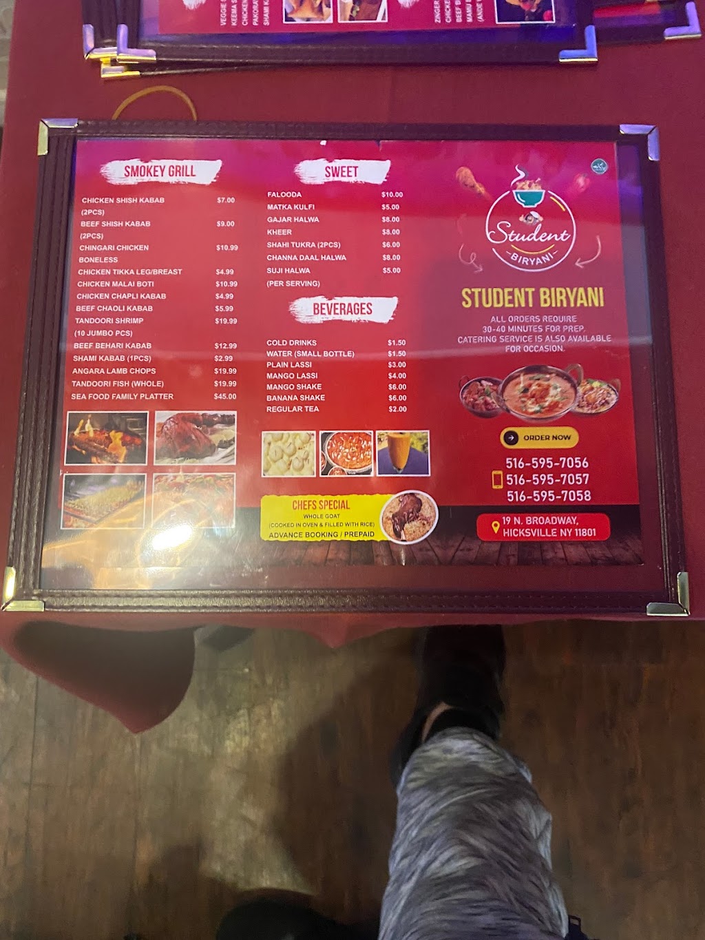 The Student Biryani | restaurant | 19 N Broadway, Hicksville, NY 11801, USA | 5165957056 OR +1 516-595-7056
