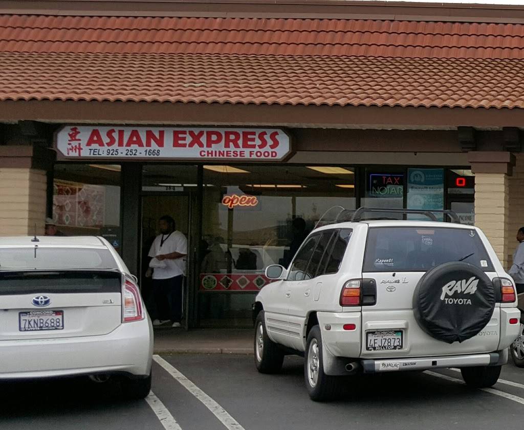 Asian Express | restaurant | 184 Atlantic Ave, Pittsburg, CA 94565, USA | 9252521668 OR +1 925-252-1668
