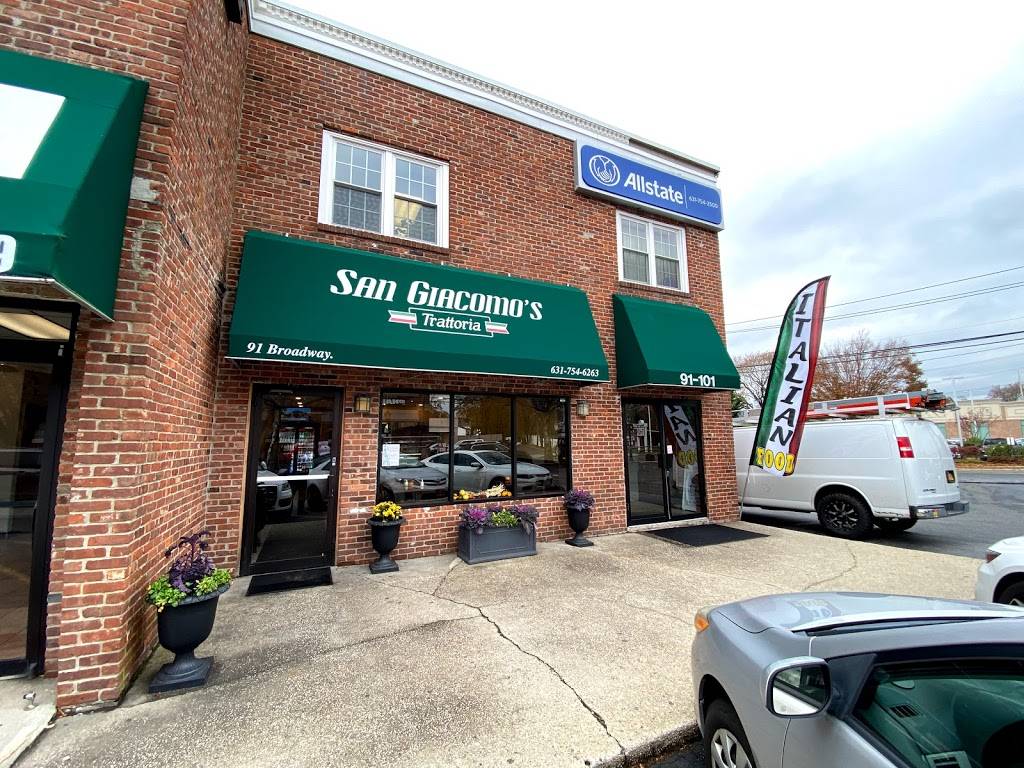 San Giacomos | restaurant | 91 Broadway, Greenlawn, NY 11740, USA | 6317546263 OR +1 631-754-6263