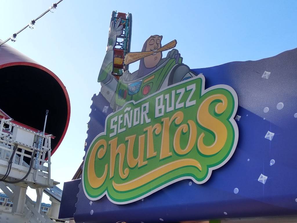 Señor Buzz Churros | restaurant | Disney California Adventure Park, 1313 S Disneyland Dr, Anaheim, CA 92802, USA | 7147814636 OR +1 714-781-4636