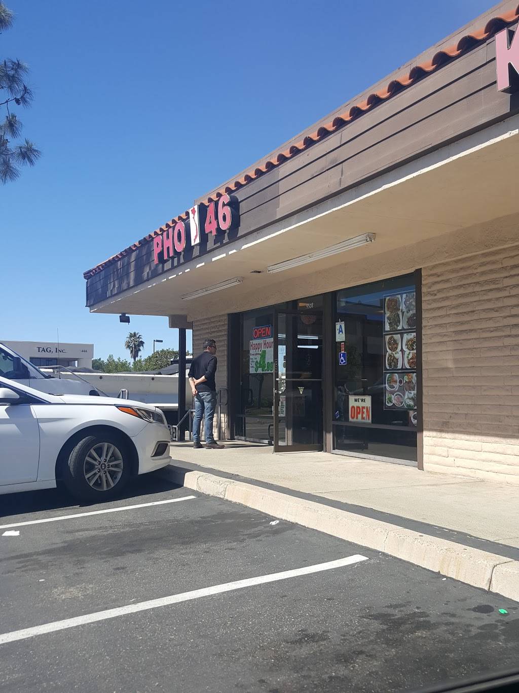 Pho 46 | restaurant | 9508 Miramar Rd, San Diego, CA 92126, USA | 8585664599 OR +1 858-566-4599