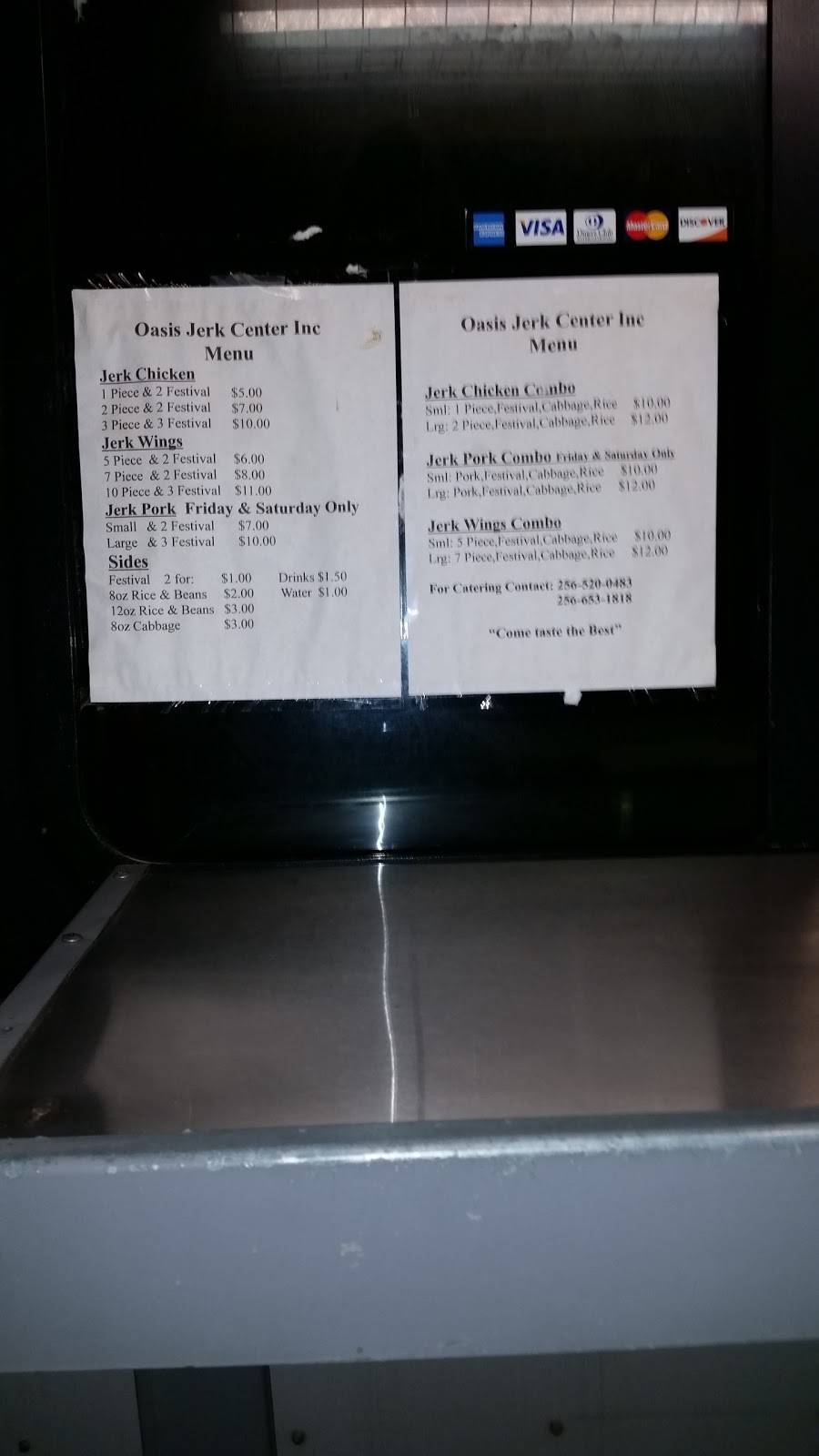 Oasis Jerk Center | restaurant | 470 Plummer Rd, Huntsville, AL 35806, USA | 2565200483 OR +1 256-520-0483