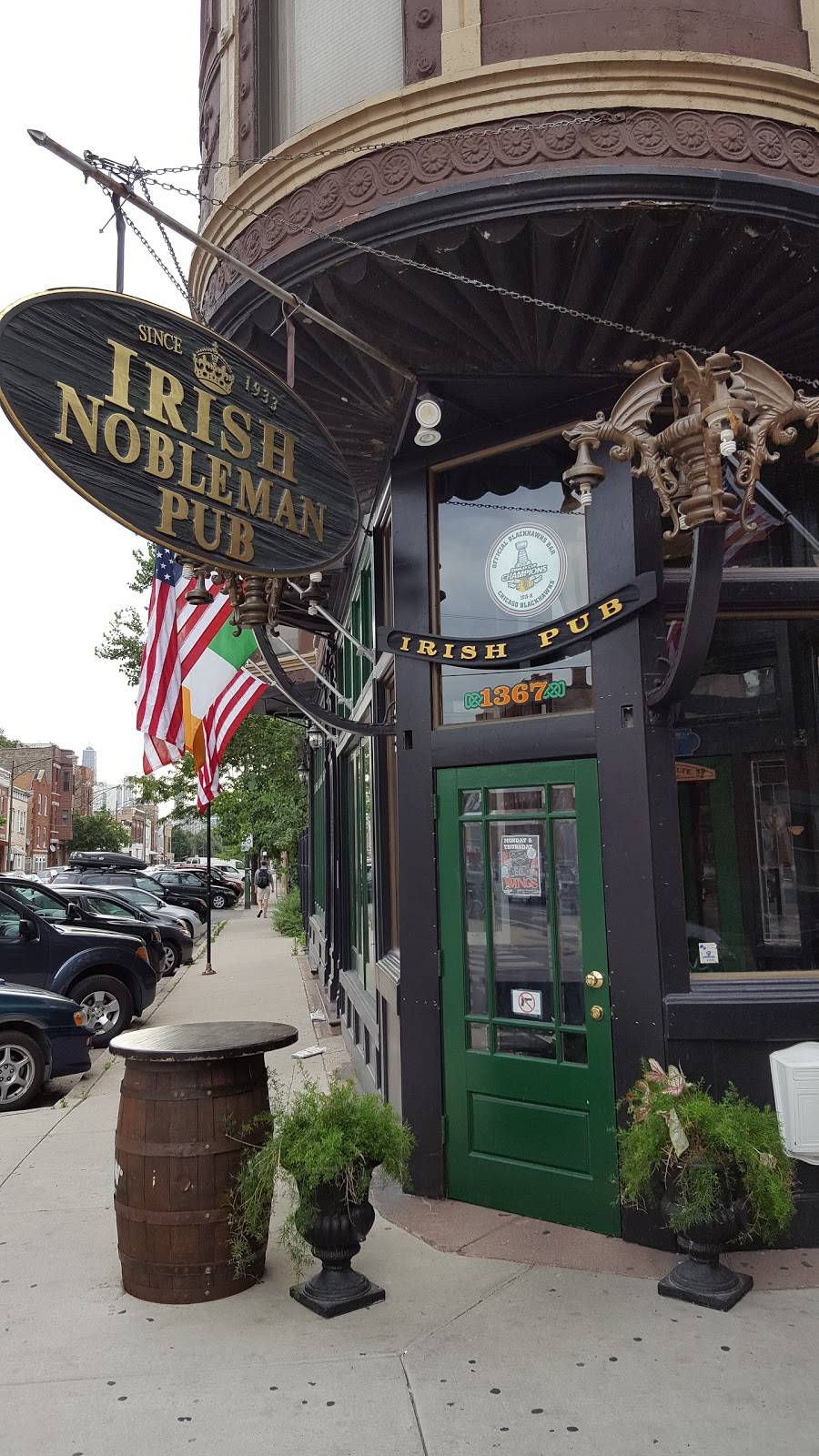 Irish Nobleman Pub | restaurant | 1367 W Erie St, Chicago, IL 60642, USA | 3123743487 OR +1 312-374-3487