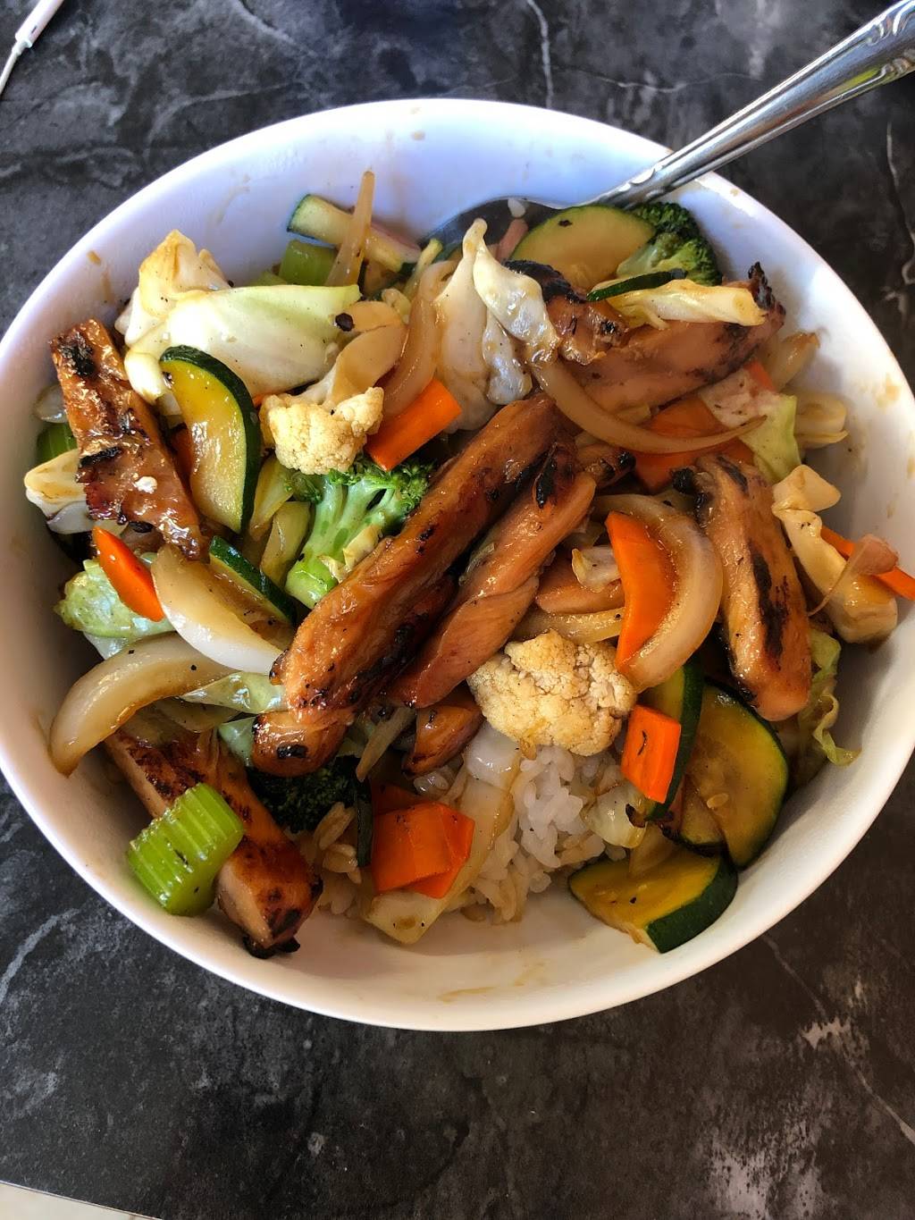 Happy At the Bay Teriyaki | restaurant | 18119 E Valley Hwy #101, Kent, WA 98032, USA | 4252516667 OR +1 425-251-6667